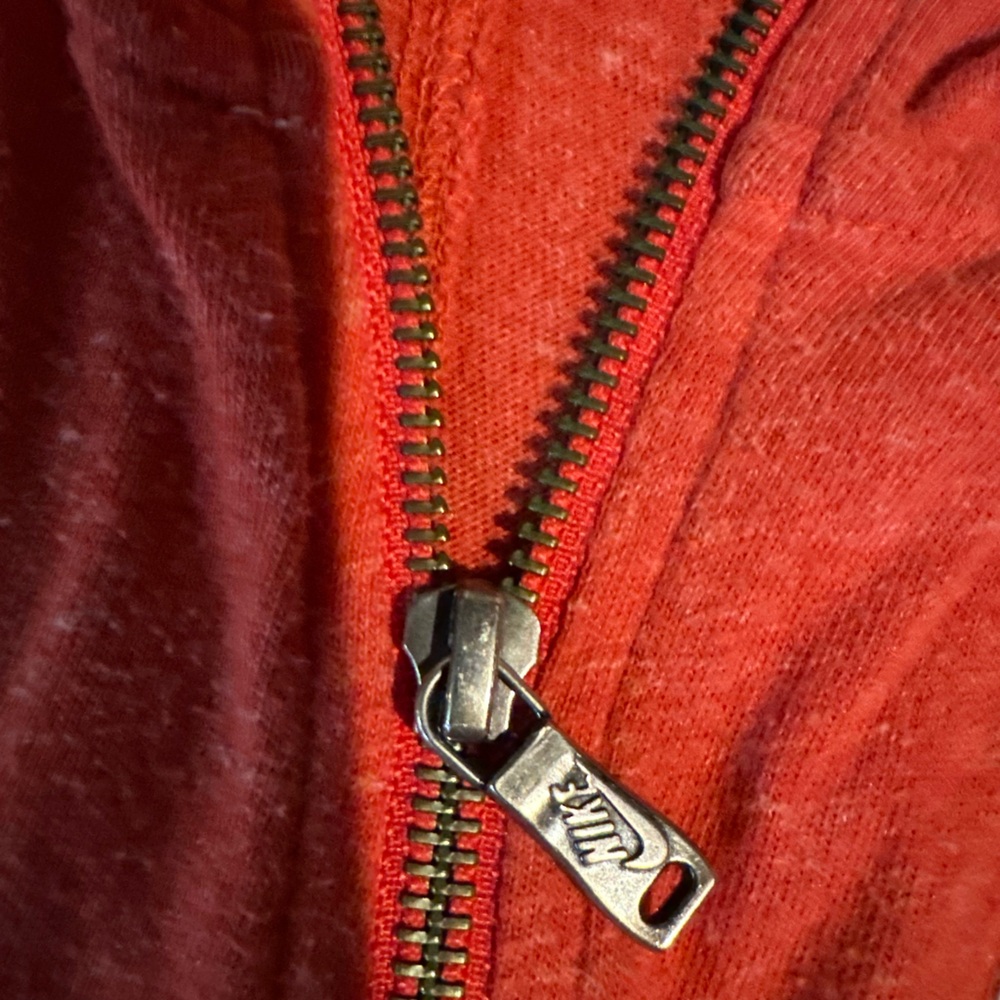 Nike gym vintage. Women’s XS. Red orange full zippered hoodie. - Picture 3 of 5